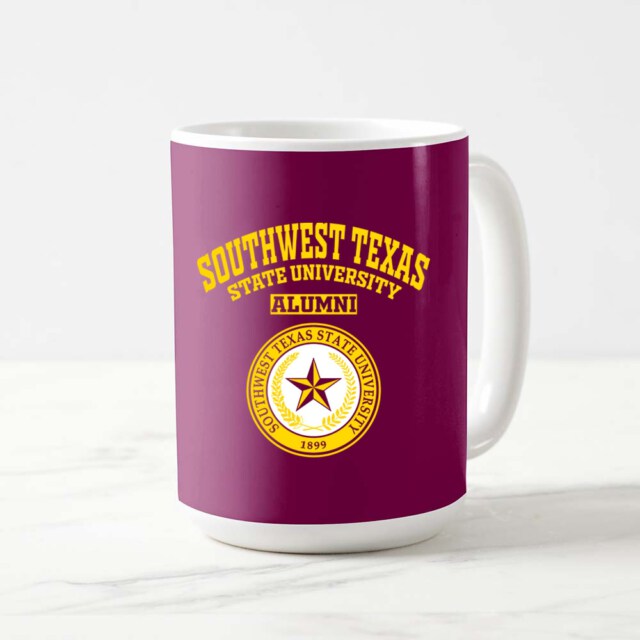 Southwest Texas State University TX Seal-LG Alumni Mug
