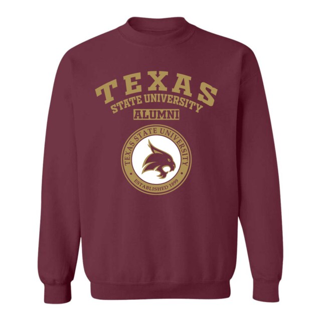 Texas State University Bobcats TX LG Alumni Sweatshirt