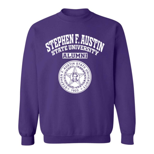 Stephen F.  Austin State University Dark TX LG Alumni Sweatshirt