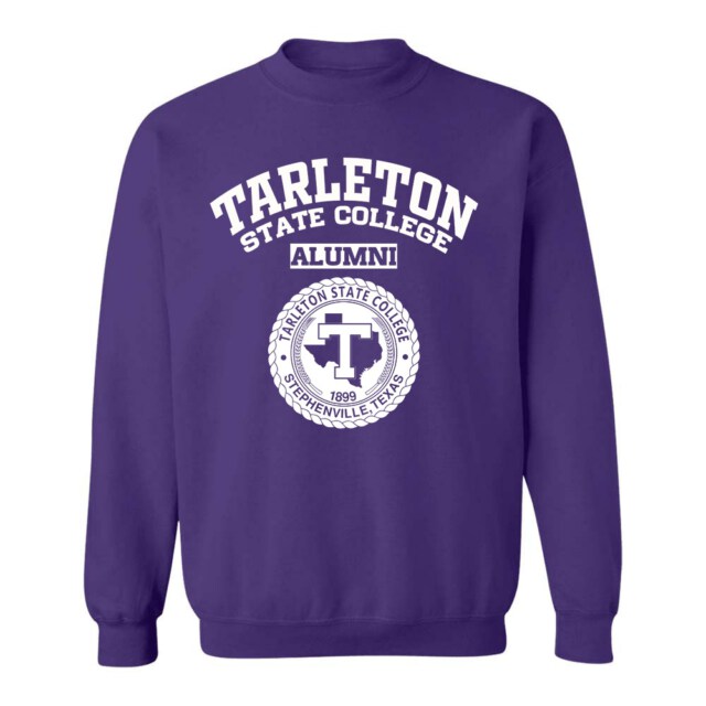 Tarleton State College Dark TX LG Alumni Sweatshirt