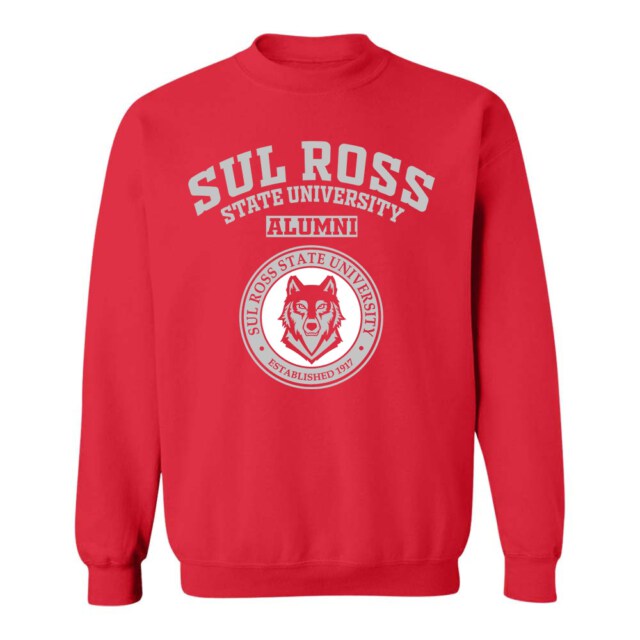 Sul Ross State University Lobos TX LG Alumni Sweatshirt