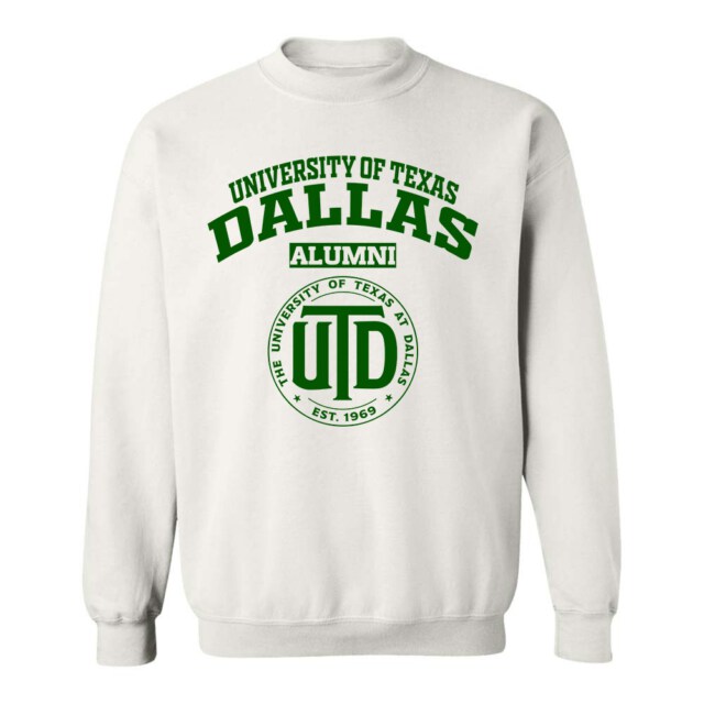 UT Dallas Light TX LG Alumni Sweatshirt