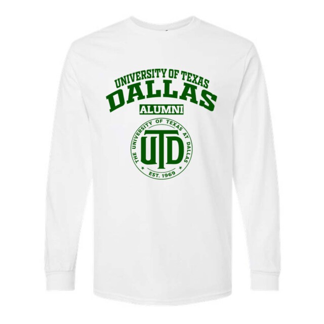 University of Texas Dallas UTD Light TX LG Alumni Long Sleeve