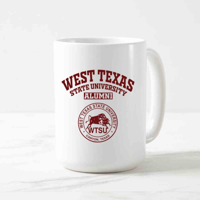 West Texas State University Buffaloes Light TX LG Alumni Mug