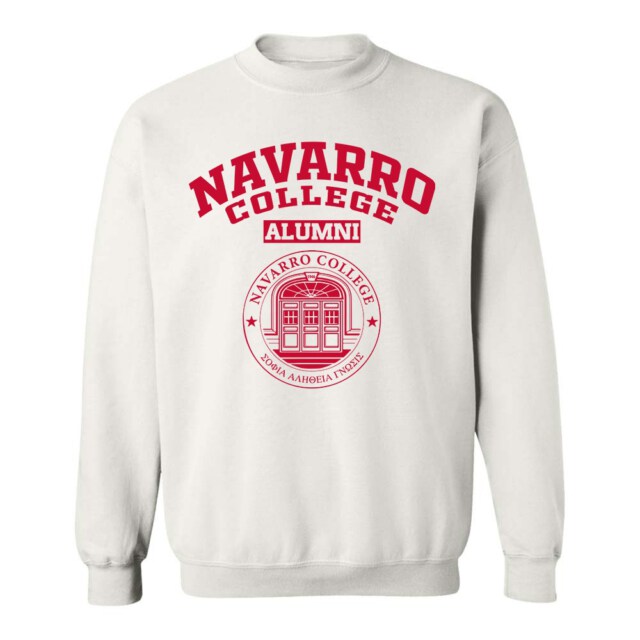 Navarro College Light TX LG Alumni Sweatshirt