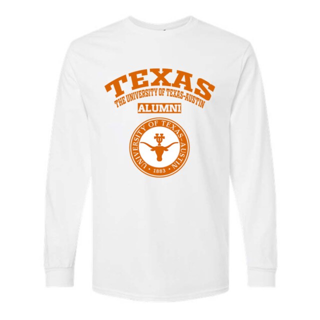 University of Texas Austin Light TX LG Alumni Long Sleeve