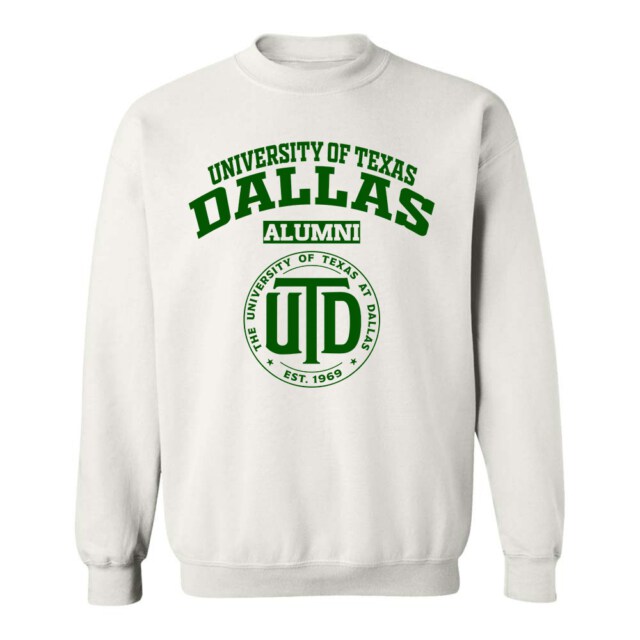 University of Texas Dallas UTD Light TX LG Alumni Sweatshirt