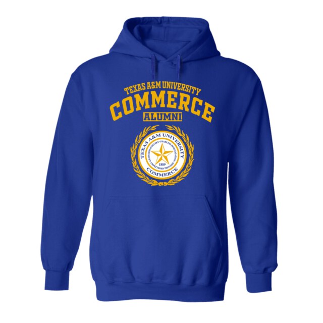 Texas A&M University Commerce Dark TX LG Alumni Hoodie