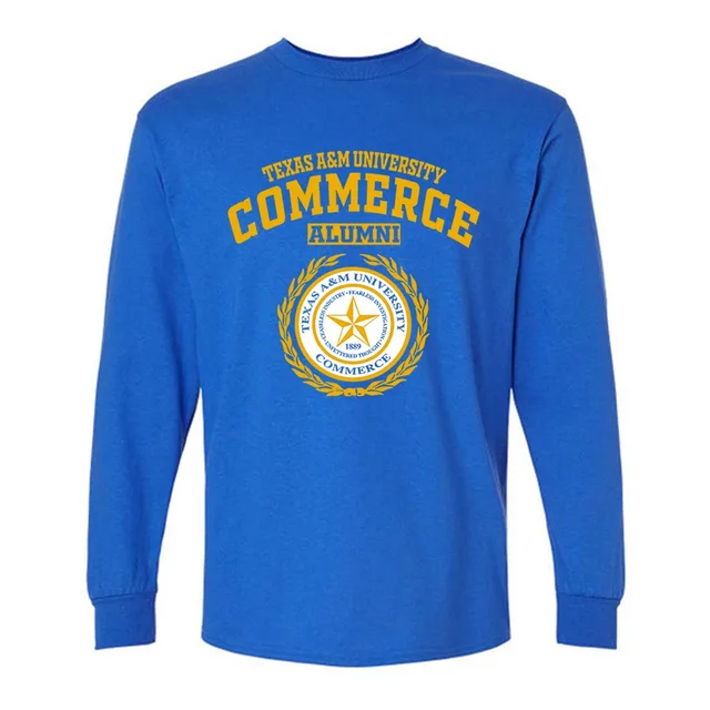Texas A&M University Commerce Dark TX LG Alumni Long Sleeve