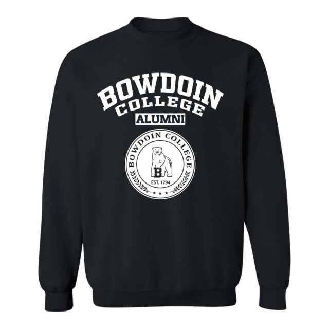 Bowdoin College Polar Bear ME LG Alumni Sweatshirt