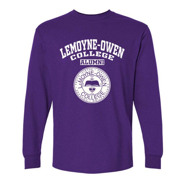 LeMoyne Owen College Dark TN LG Alumni Long Sleeve