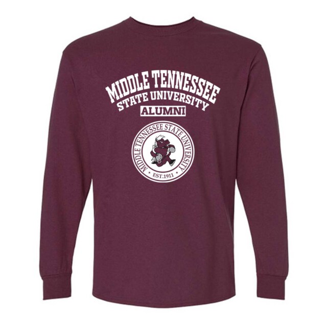Middle Tennessee State University Blue Raiders TN LG Alumni Long Sleeve