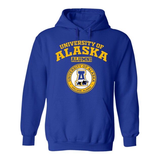 University of Alaska Polar Bear AK LG2 Alumni Hoodie