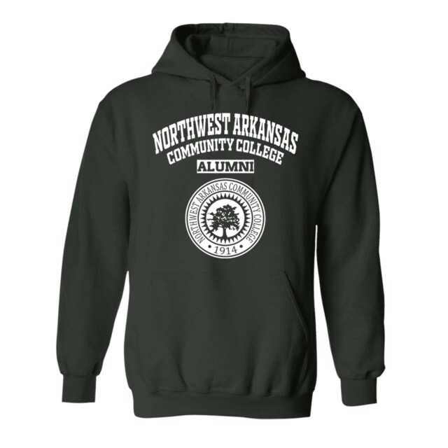 Northwest Arkansas Community College Dark AR LG Alumni Hoodie