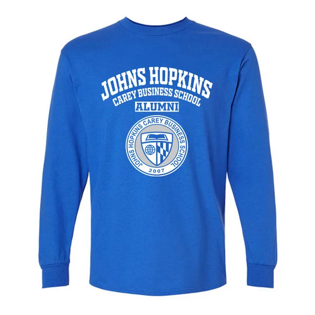 johns Hopkins University Carey Business School MD LG Alumni Long Sleeve