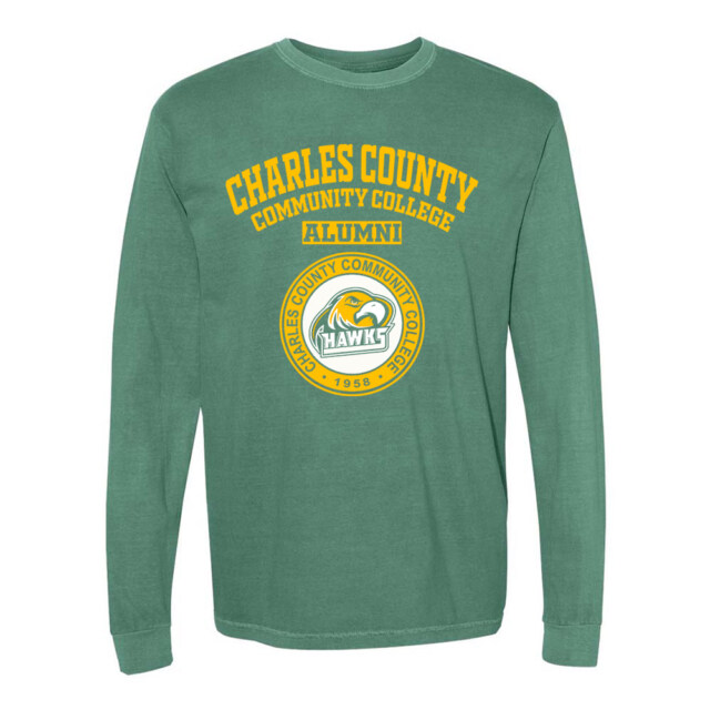 Charles County Community College Hawks MD LG Alumni Long Sleeve