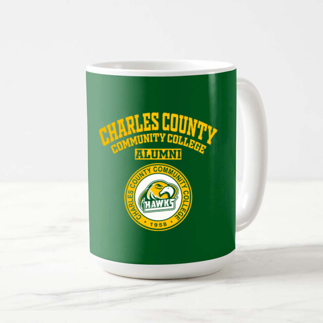 Charles County Community College Hawks MD LG Alumni Mug