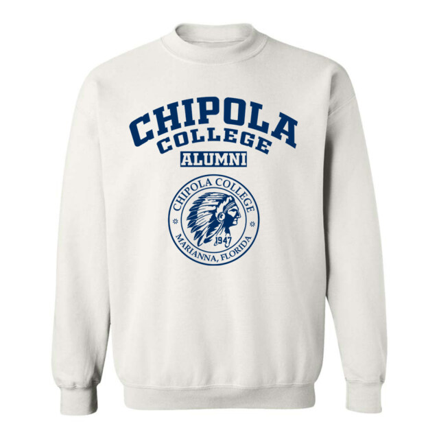 Chipola College Indians Light FL LG Alumni Sweatshirt