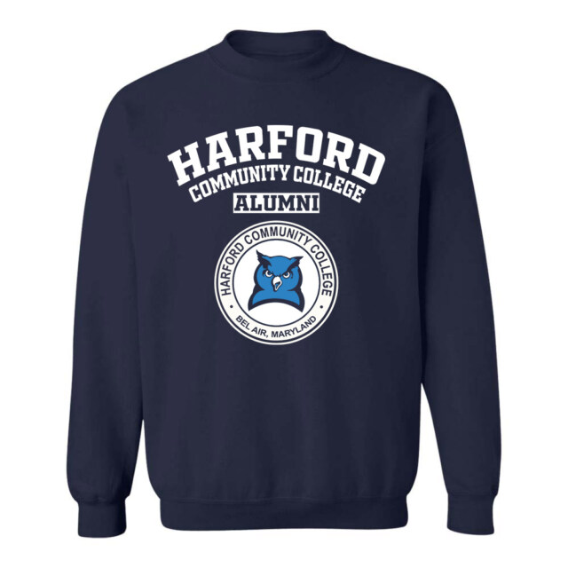 Harford Community College Owls MD LG Alumni Sweatshirt