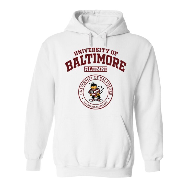University of Baltimore Light MD LG Alumni Hoodie