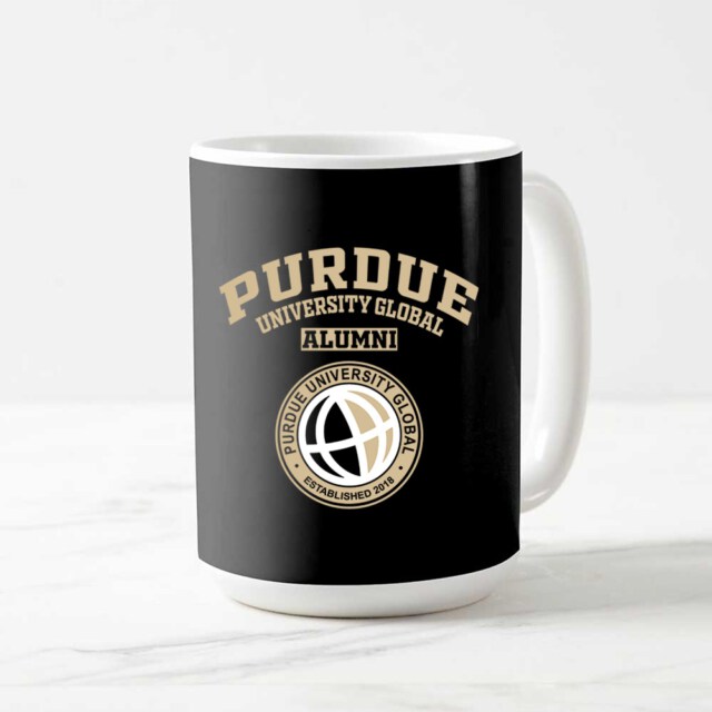 Purdue University Global CA LG Alumni Mug