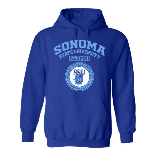 Sonoma State University Seawolves CA LG Alumni Hoodie