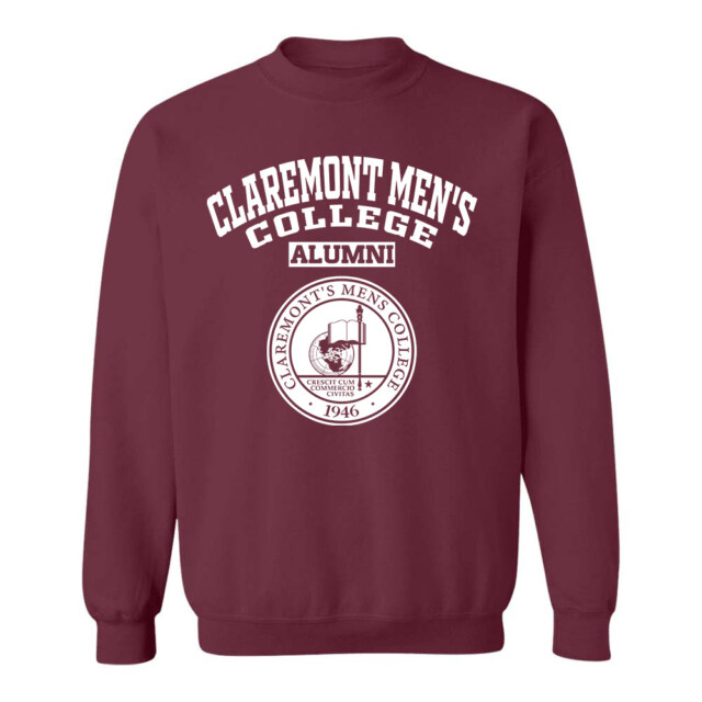 Claremont Mens College Light CA LG Alumni Sweatshirt