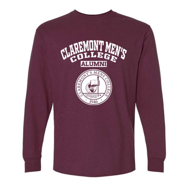 Claremont Mens College Light CA LG Alumni Long Sleeve