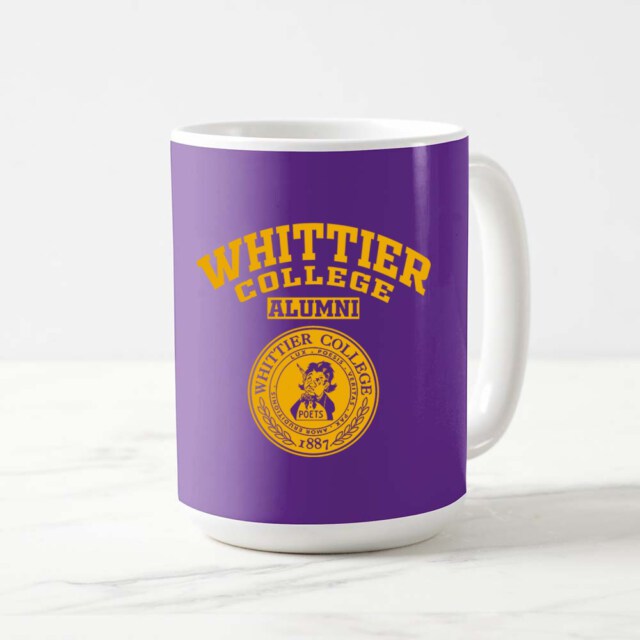 Whittier College Poets CA LG Alumni Mug