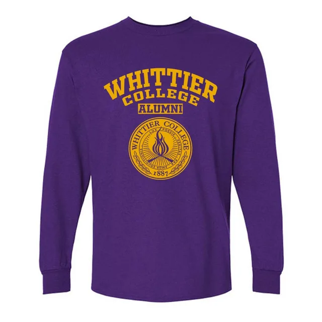 Whittier College CA LG Alumni Long Sleeve
