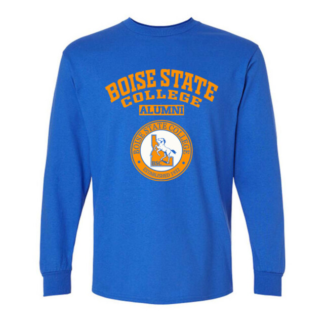 Boise State College Broncos ID LG Alumni Long Sleeve