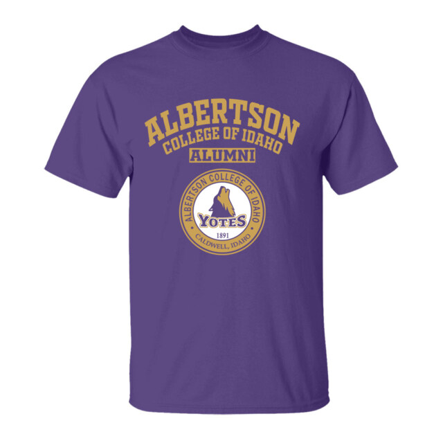 Albertson College of Idaho ID LG Alumni T Shirt