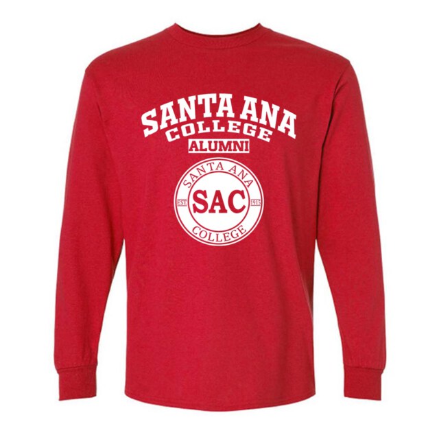 Santa Ana College Dark CA LG Alumni Long Sleeve