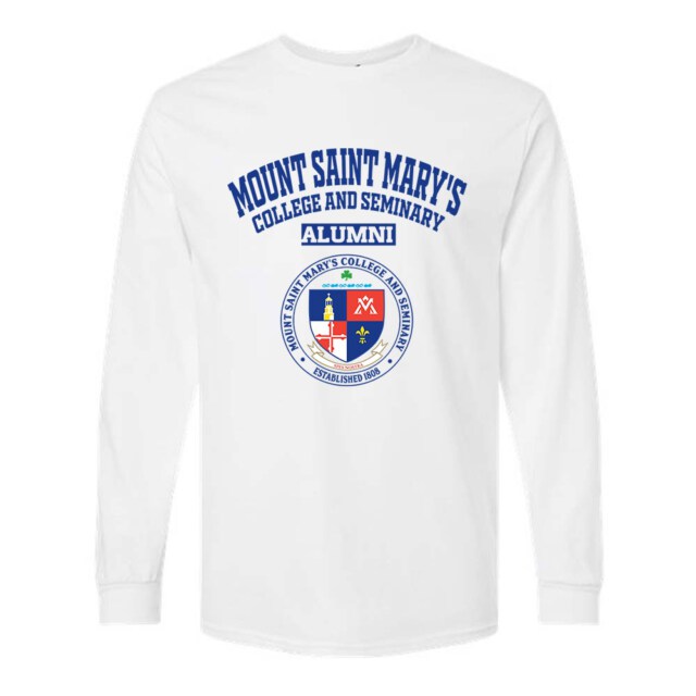 Mount Saint Marys College and Seminary Light CA LG Alumni Long Sleeve