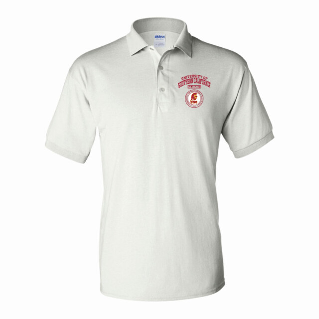 University of Southern California Light Trojans CA LG Alumni Polo