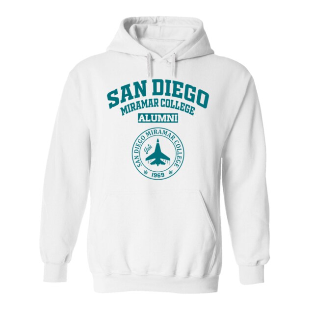 San Diego Miramar College Light CA LG Alumni Hoodie