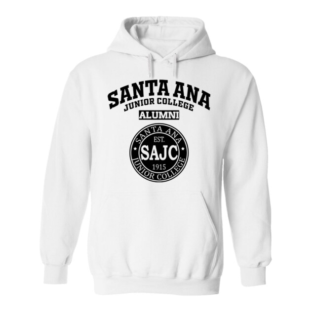Santa Ana Junior College Light CA LG Alumni Hoodie