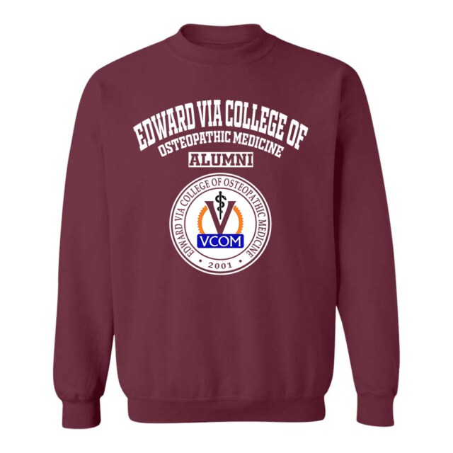 Edward Via College of Osteopathic Medicine LA LG Alumni Sweatshirt