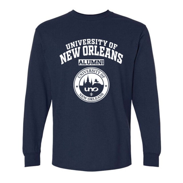 University of New Orleans Dark LA LG Alumni Long Sleeve