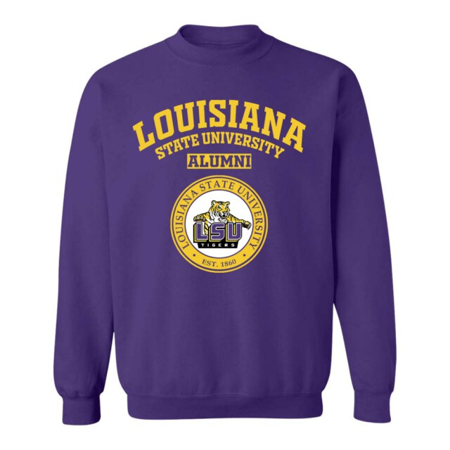 Louisiana State University Tigers LA LG Alumni Sweatshirt