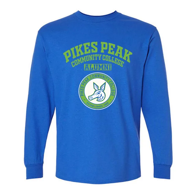 Pikes Peak Community College Aardvark CO LG Alumni Long Sleeve