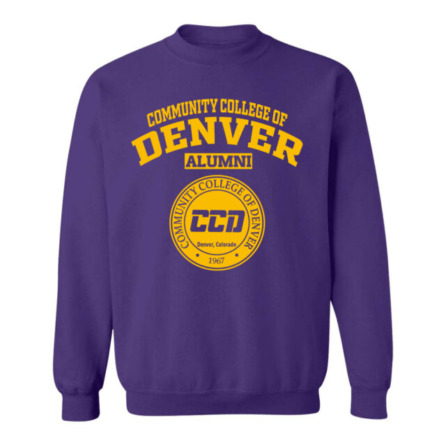 Community College of Denver CO LG Alumni Sweatshirt