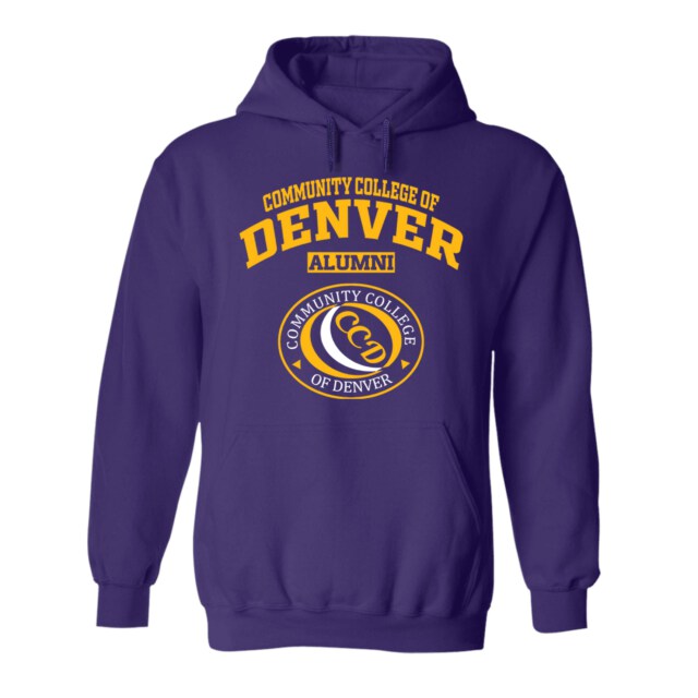 Community College of Denver Dark CO LG Alumni Hoodie