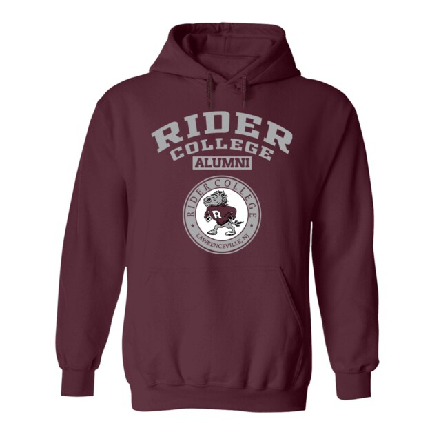 Rider College Broncs NJ LG Alumni Hoodie