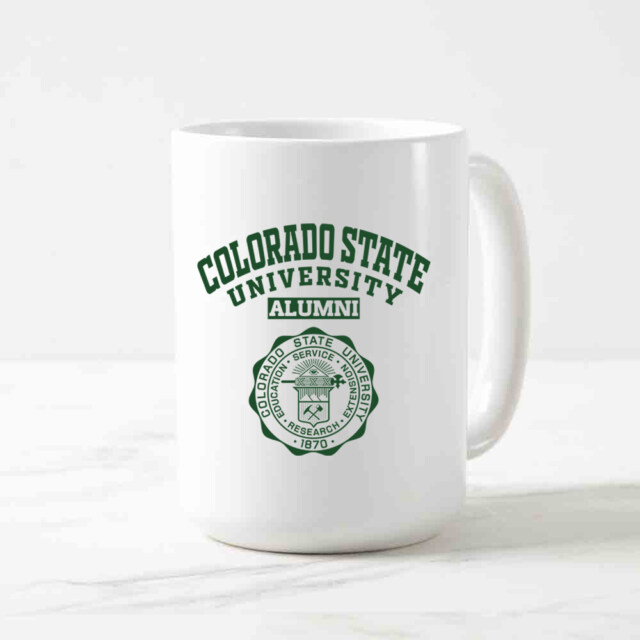 Colorado State University light CO LG Alumni Mug