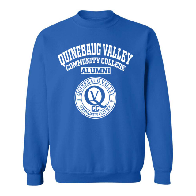Quinebaug Valley Community College CT LG Alumni Sweatshirt
