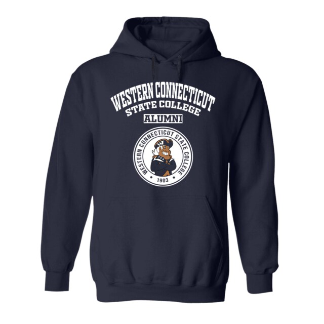 Western Connecticut State College Colonials CT LG Alumni Hoodie
