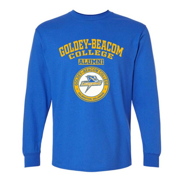 Goldey Beacom College Lightning DE LG Alumni Long Sleeve