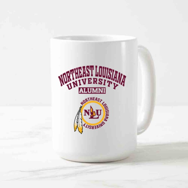 Northeast Louisiana University Light LA LG Alumni Mug