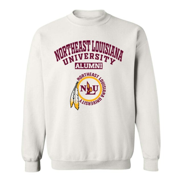 Northeast Louisiana University Light LA LG Alumni Sweatshirt